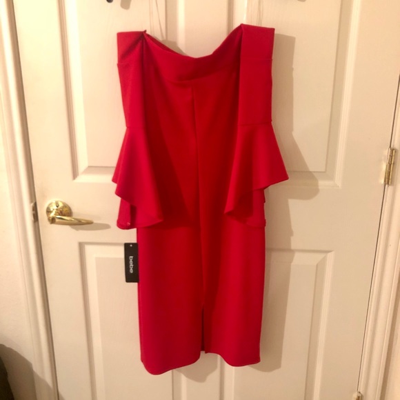Perfect Red Bebe Dress! - Picture 3 of 7